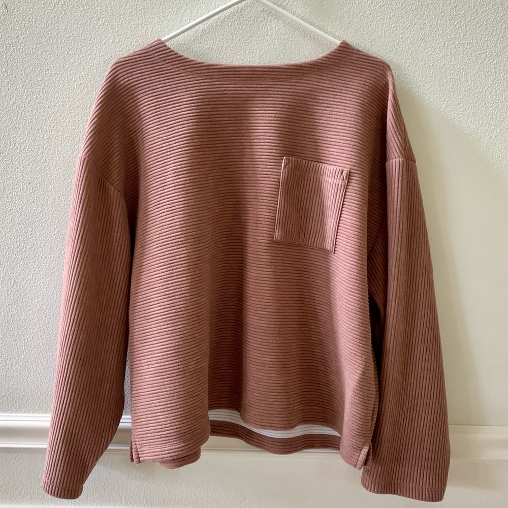 Mauve Boxy Sweatshirt